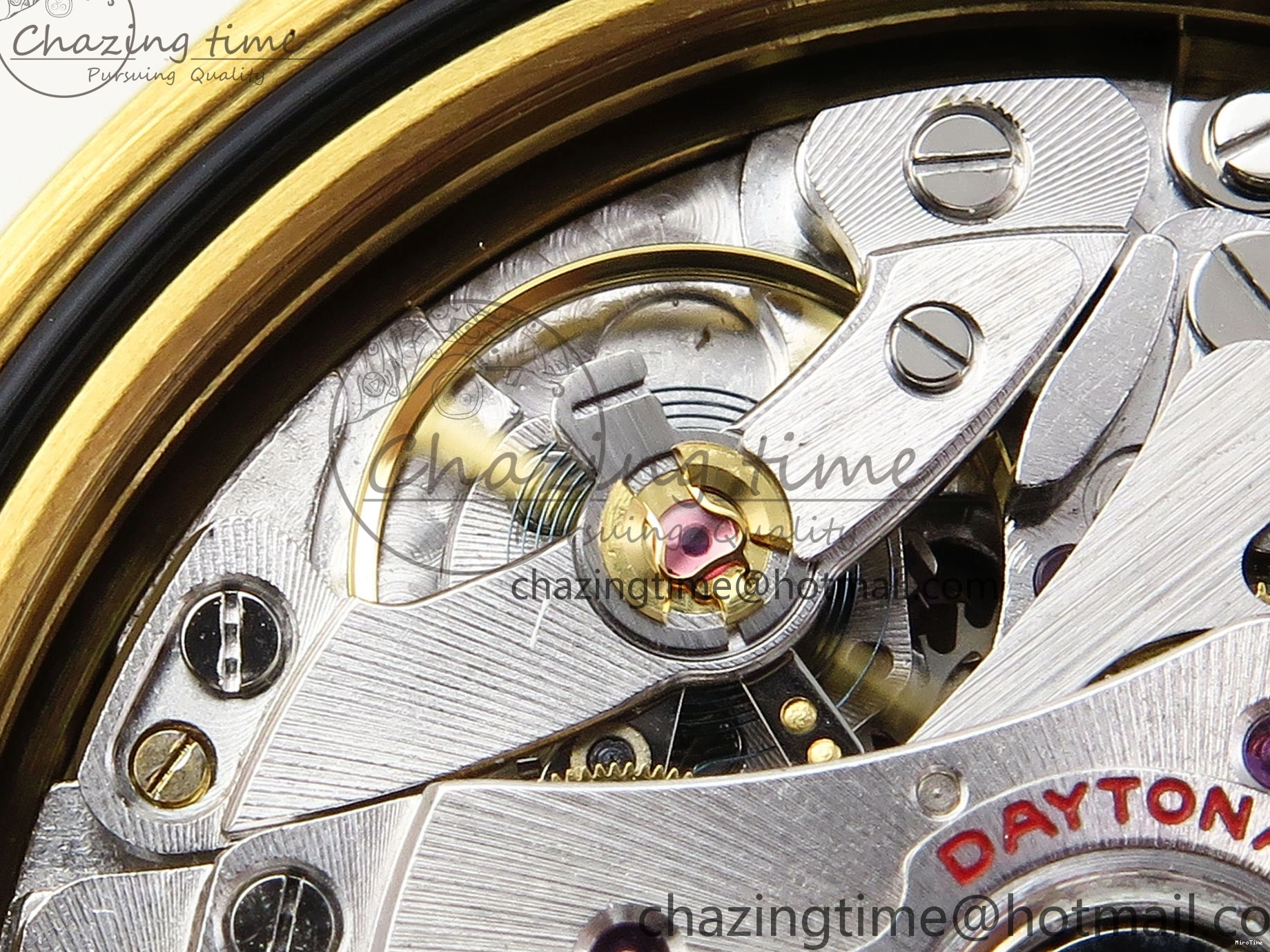 MiroTime 0106 DAYTONA 116518 APSF 1:1 BEST EDITION BLACK DIAL ON OYSTERFLEX RUBBER STRAP SH RelaxedFit 1782